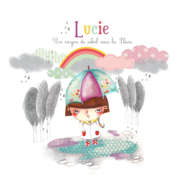 Lucie sous la pluie